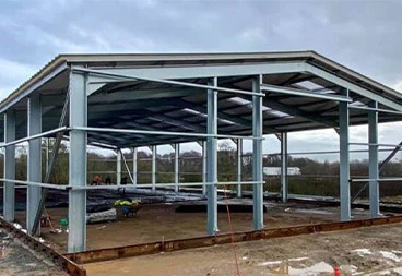 Single-span portal frame Single-span portal frame